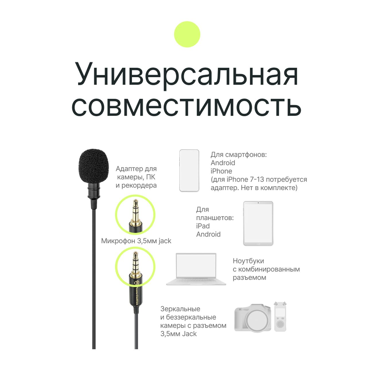 Микрофон петличный Raylab RLDHLM