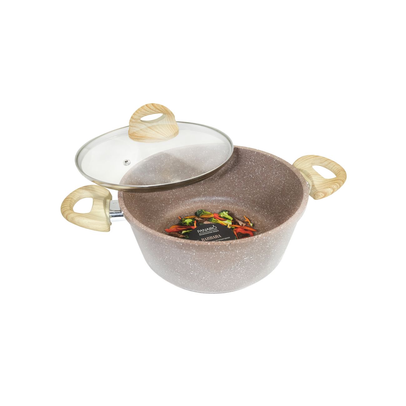Кастрюля Panairo Barbara 2л, с крышкой (BA-2-K-K)