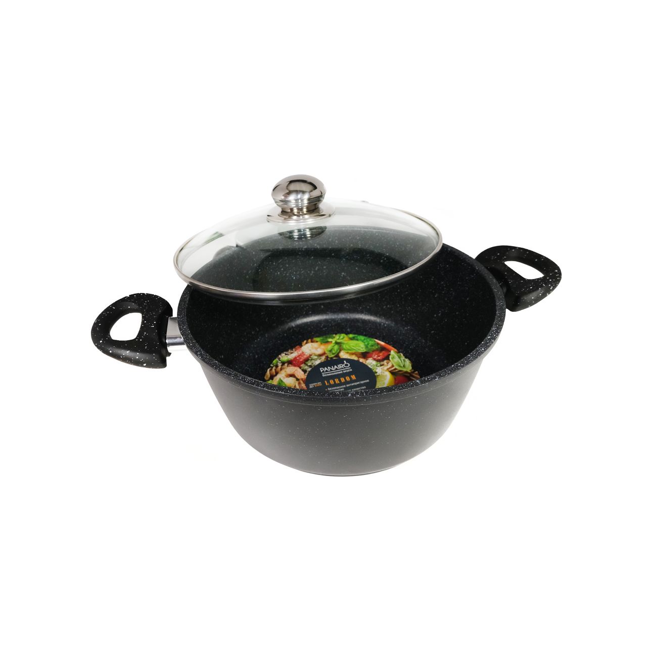 Кастрюля Panairo Lordom 2л, с крышкой (LO-2-K-K)