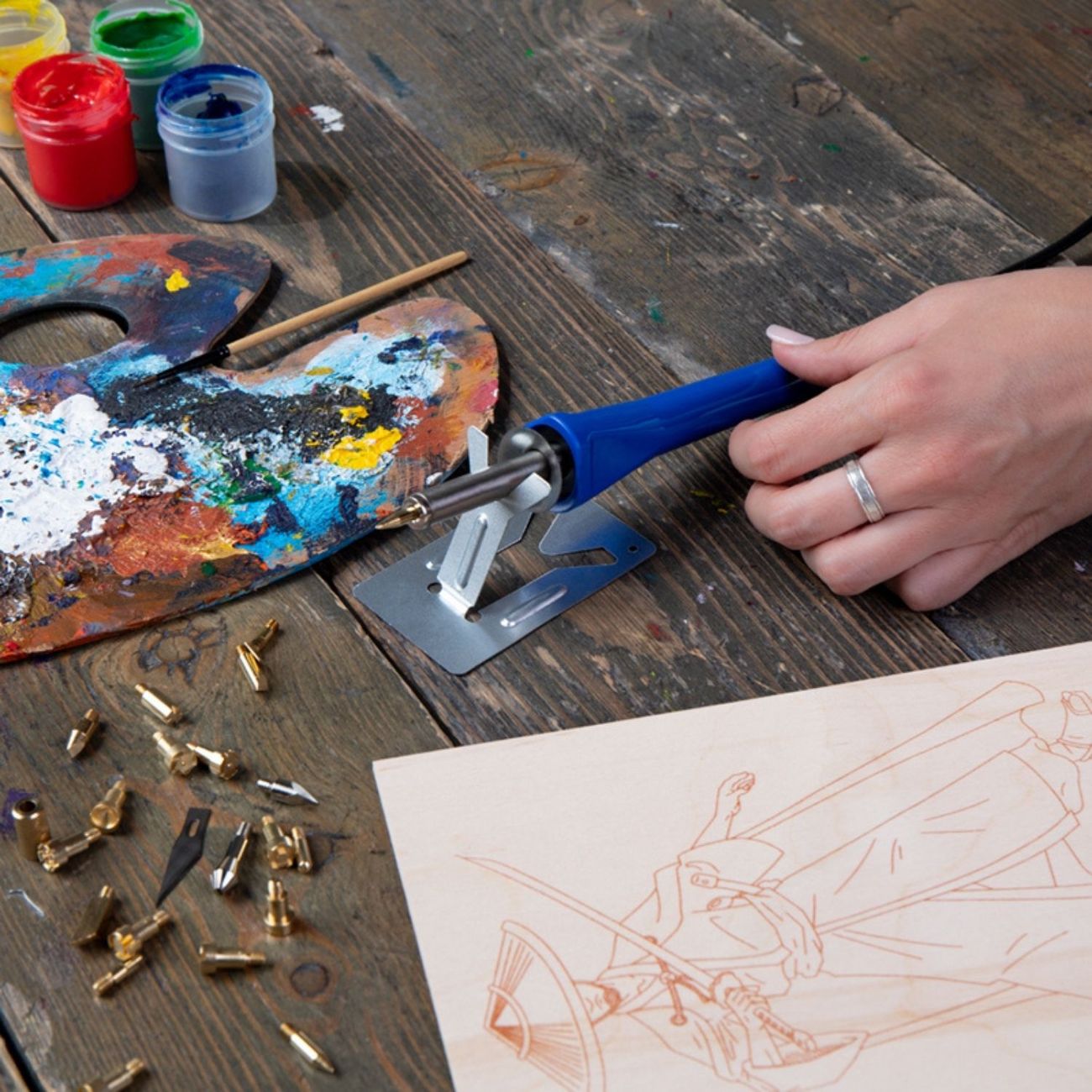 Выжигатель Rexant 21 насадка (12-0183-1)