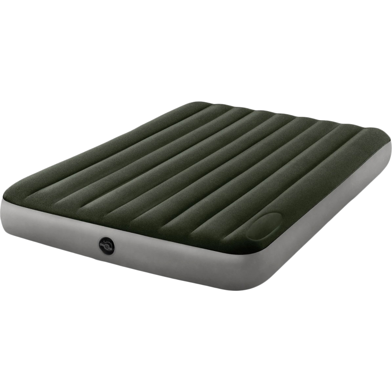 Надувной матрас со встроенным насосом Intex DURA-BEAM DOWNY 152x203х25см (64763)