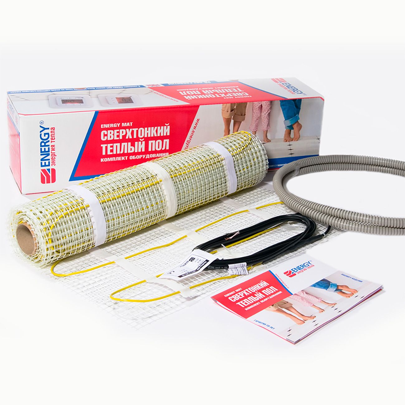 Теплый пол ENERGY Group Mat 1,30 м.кв - 210 Вт