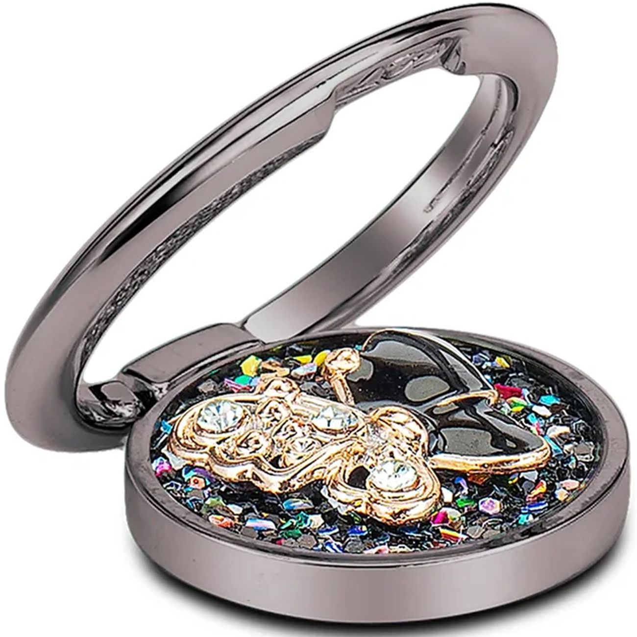 Кольцо-держатель для телефона LuxCase butterfly ring 36 мм black