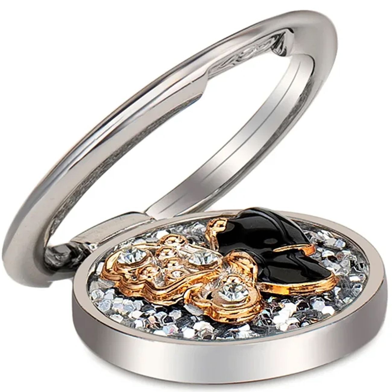 Кольцо-держатель для телефона LuxCase butterfly ring 36 мм blue