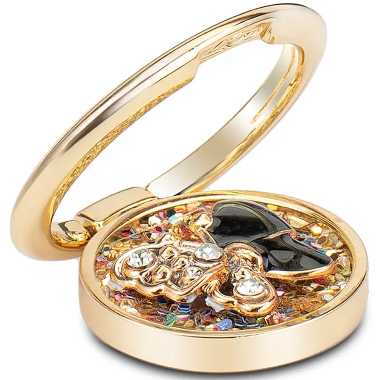 Кольцо-держатель для телефона LuxCase butterfly ring 36 мм gold