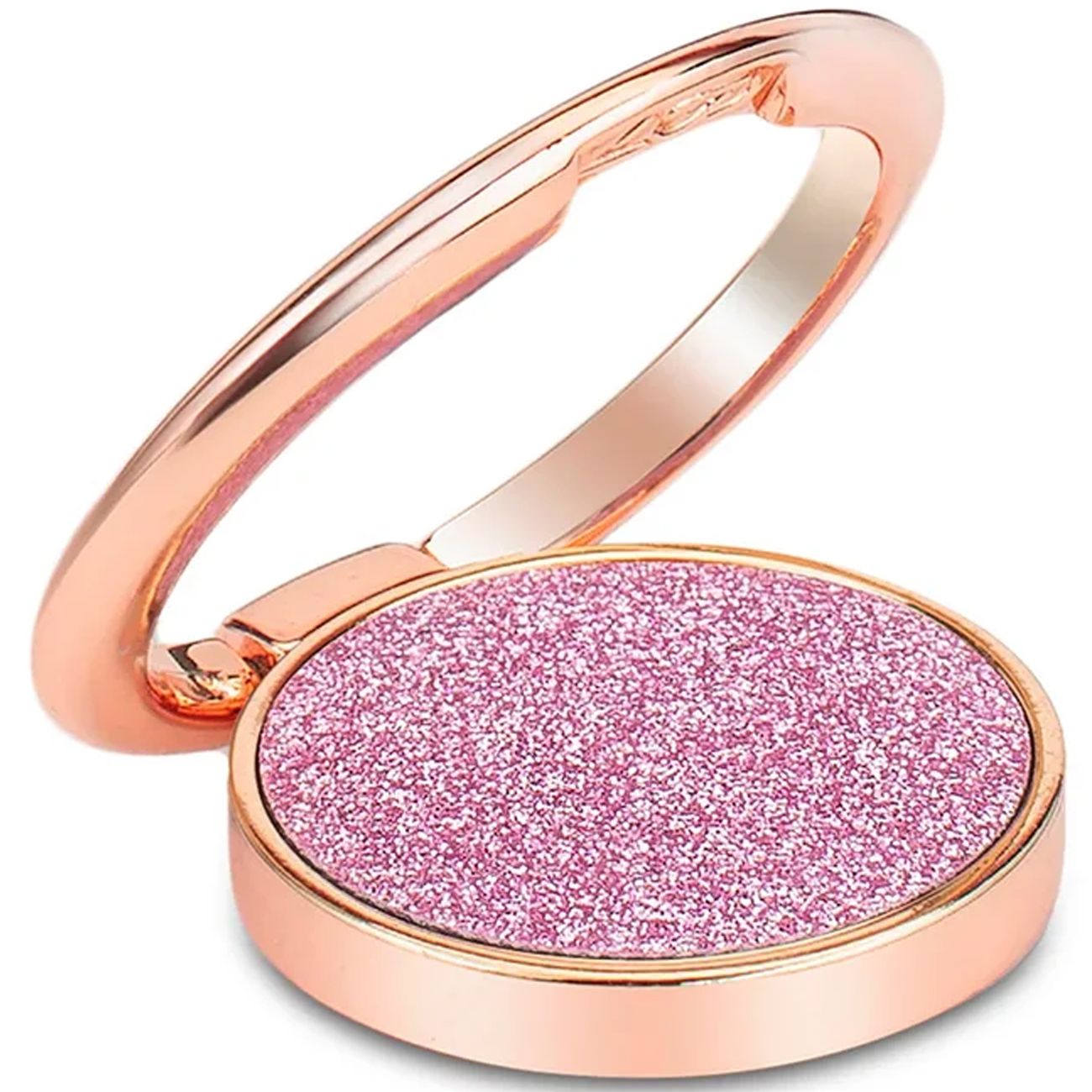 Кольцо-держатель для телефона LuxCase glitter ring 36 мм pink