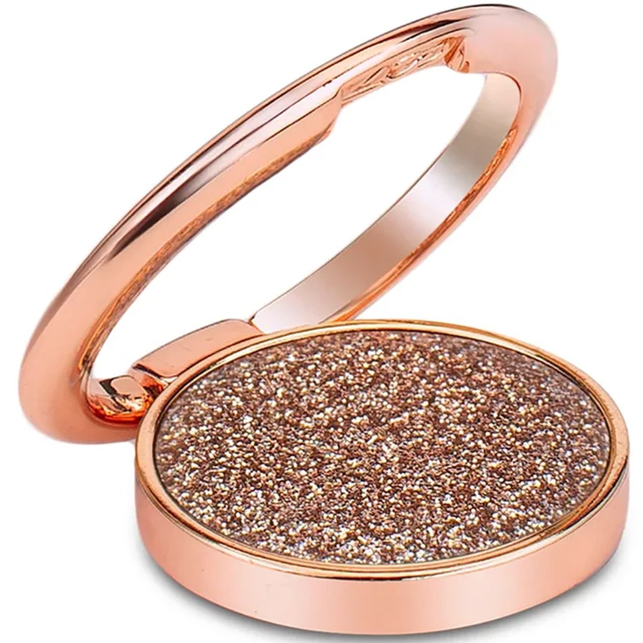 Кольцо-держатель для телефона LuxCase glitter ring 36 мм rose gold
