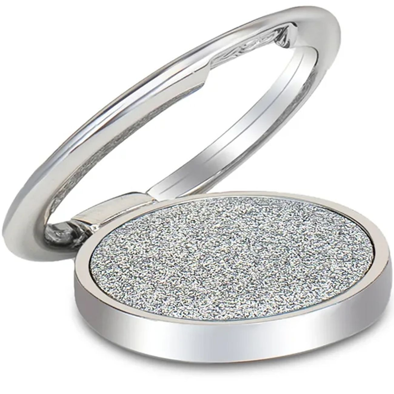 Кольцо-держатель для телефона LuxCase glitter ring 36 мм silver