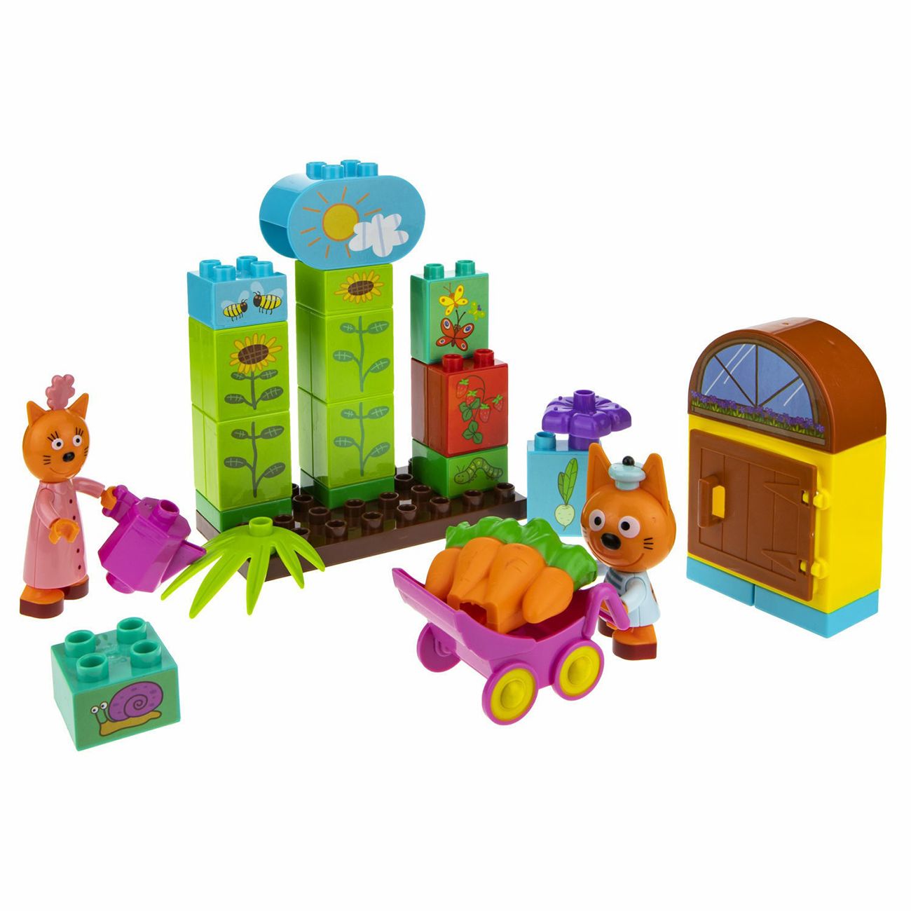 Конструктор детский Три Кота Большой урожай,32 эл. (Т19758)