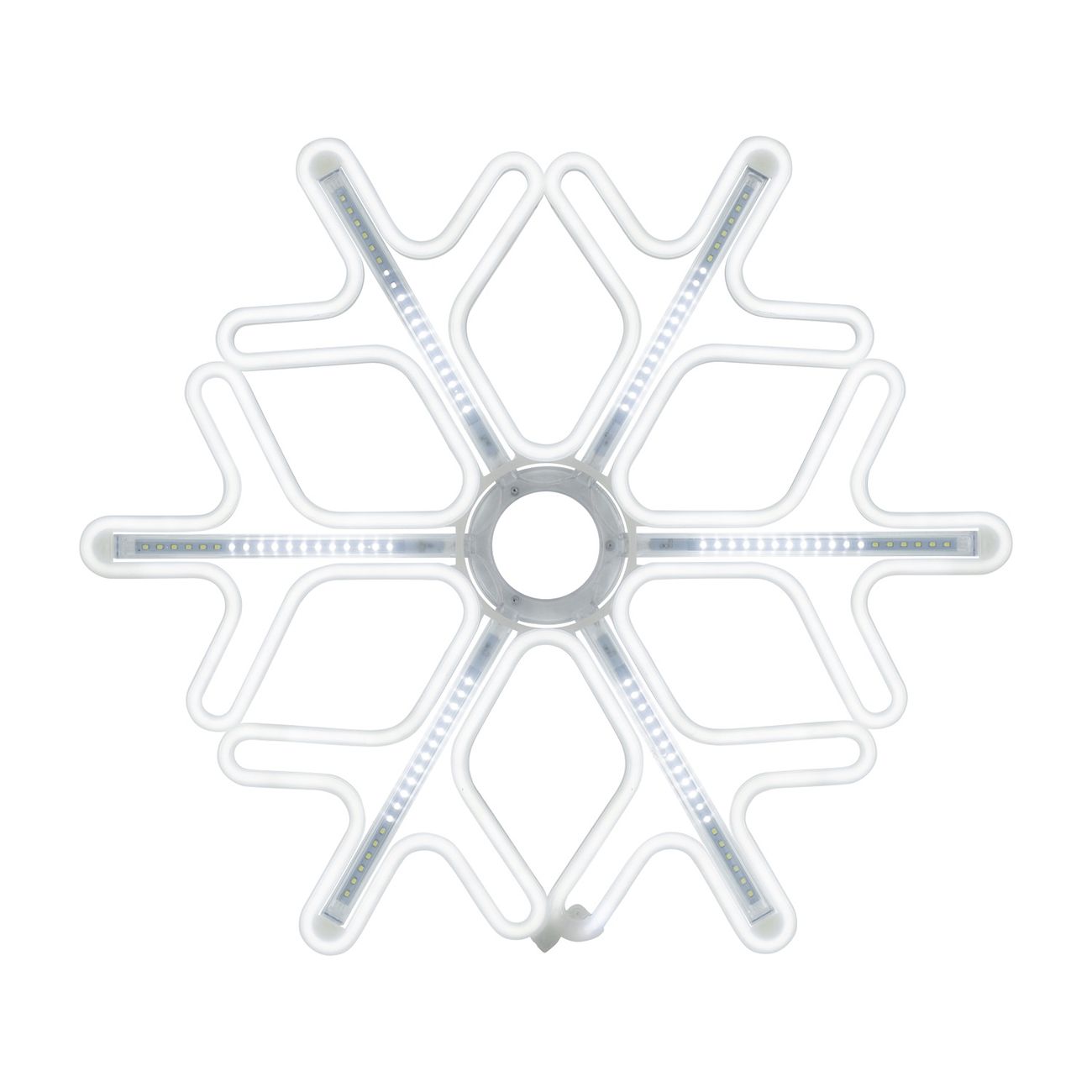 Новогоднее украшение NEON-NIGHT Снежинка из гибкого неона, 60х60см (501-225)