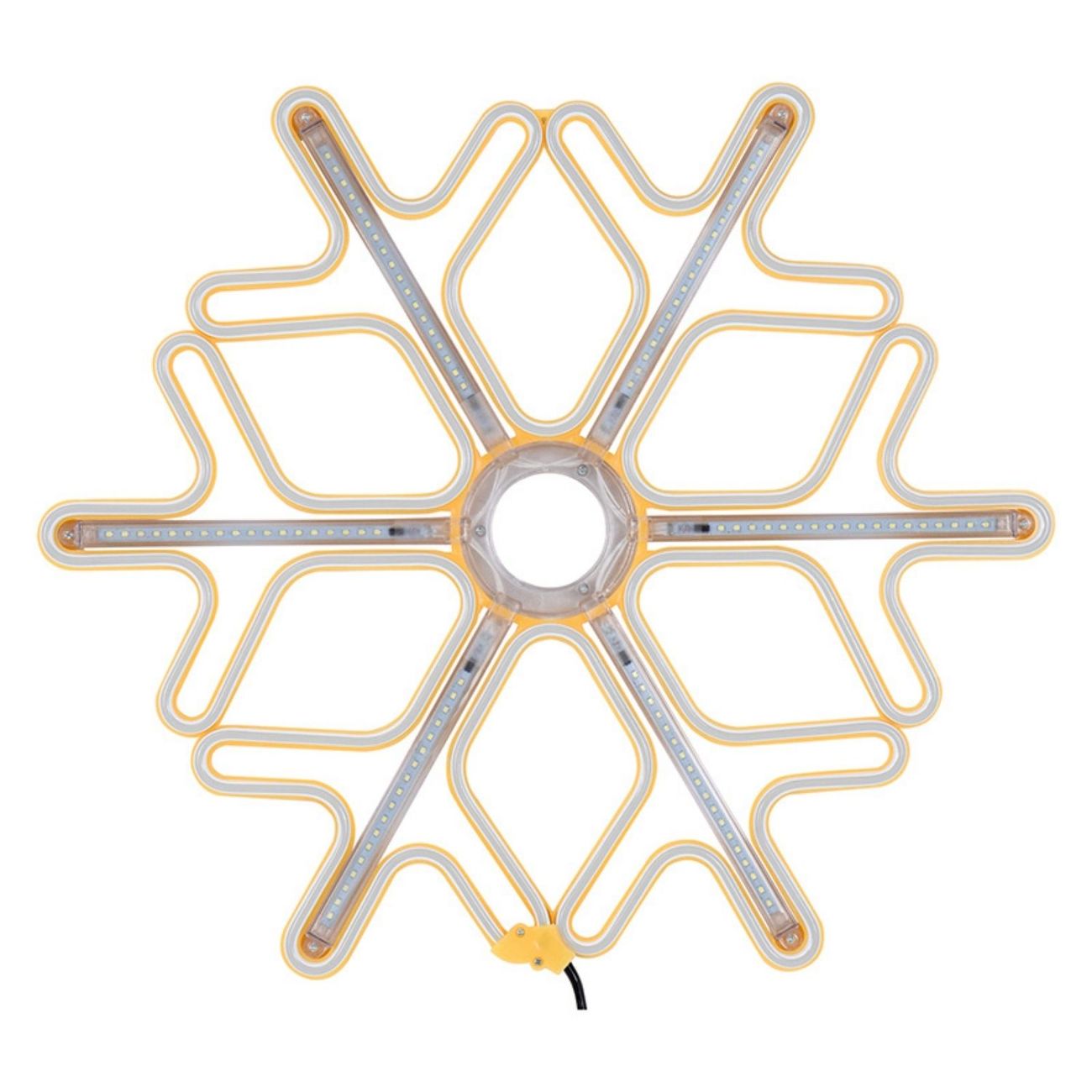 Новогоднее украшение NEON-NIGHT Снежинка из гибкого неона, 60х60см (501-226)