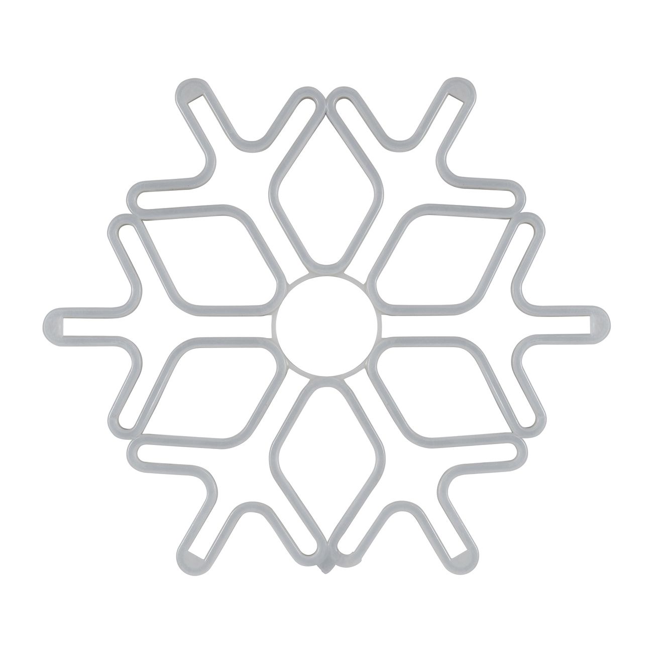 Новогоднее украшение NEON-NIGHT Снежинка из гибкого неона, 60х60см (501-325)