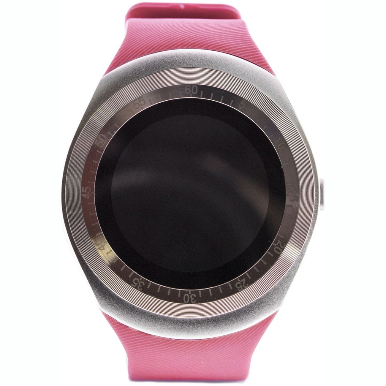 Смарт-часы CARCAM SMART WATCH A7 - SILVER, Pink silicone