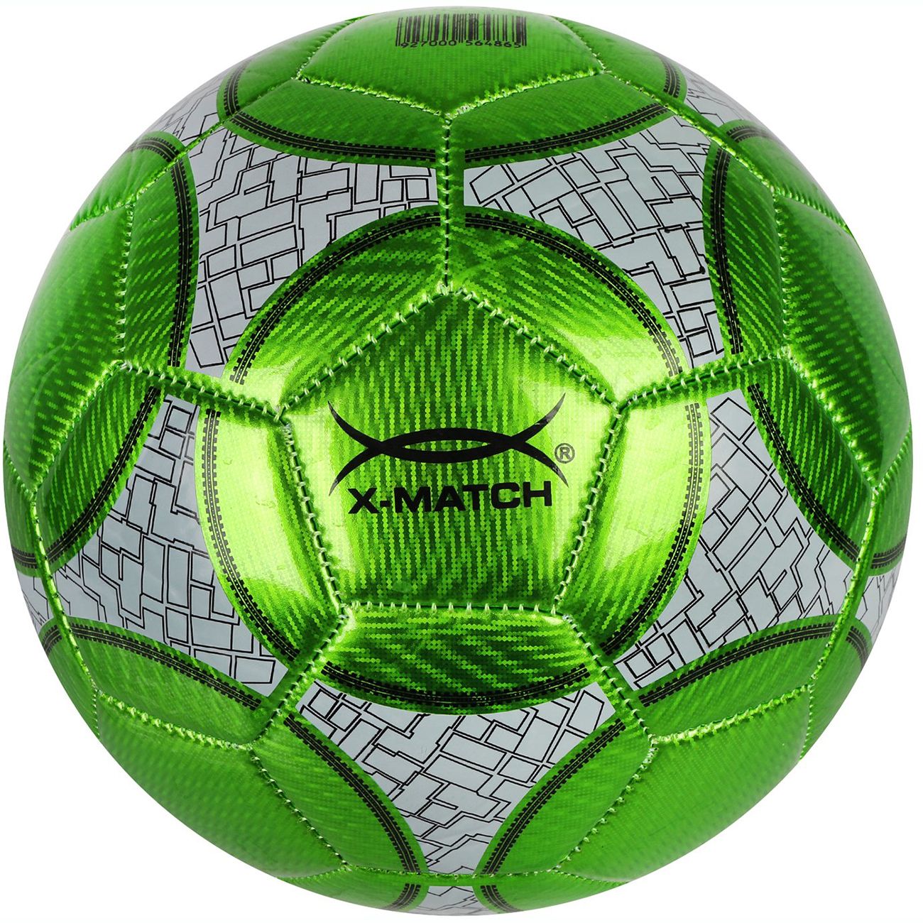 Мяч X-Match 1 слой PVC, металлик (56486)