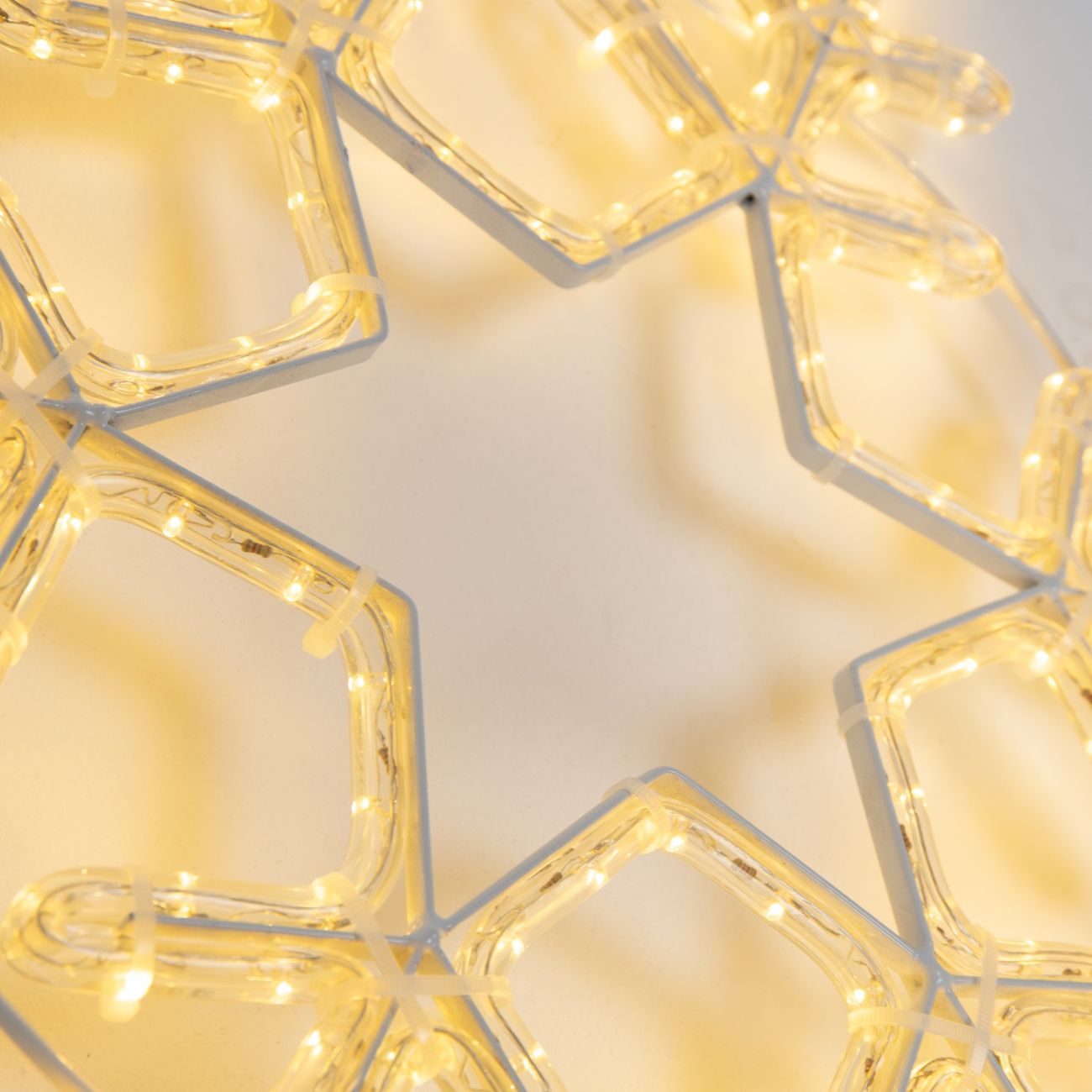 Световая фигурка NEON-NIGHT Снежинка 55x55см, Теплый Белый