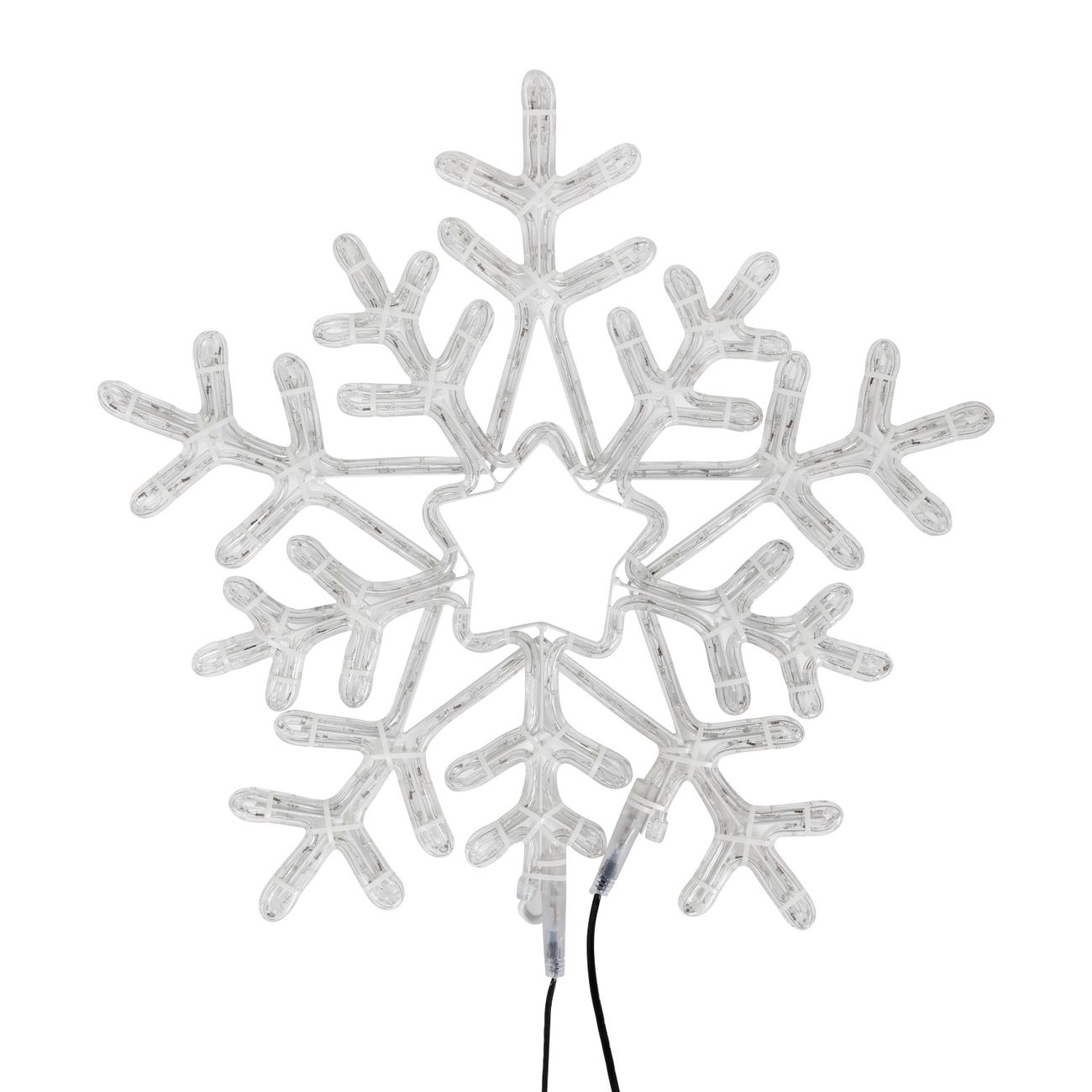 Световая фигурка NEON-NIGHT Снежинка 60x60см, Белый, Синий