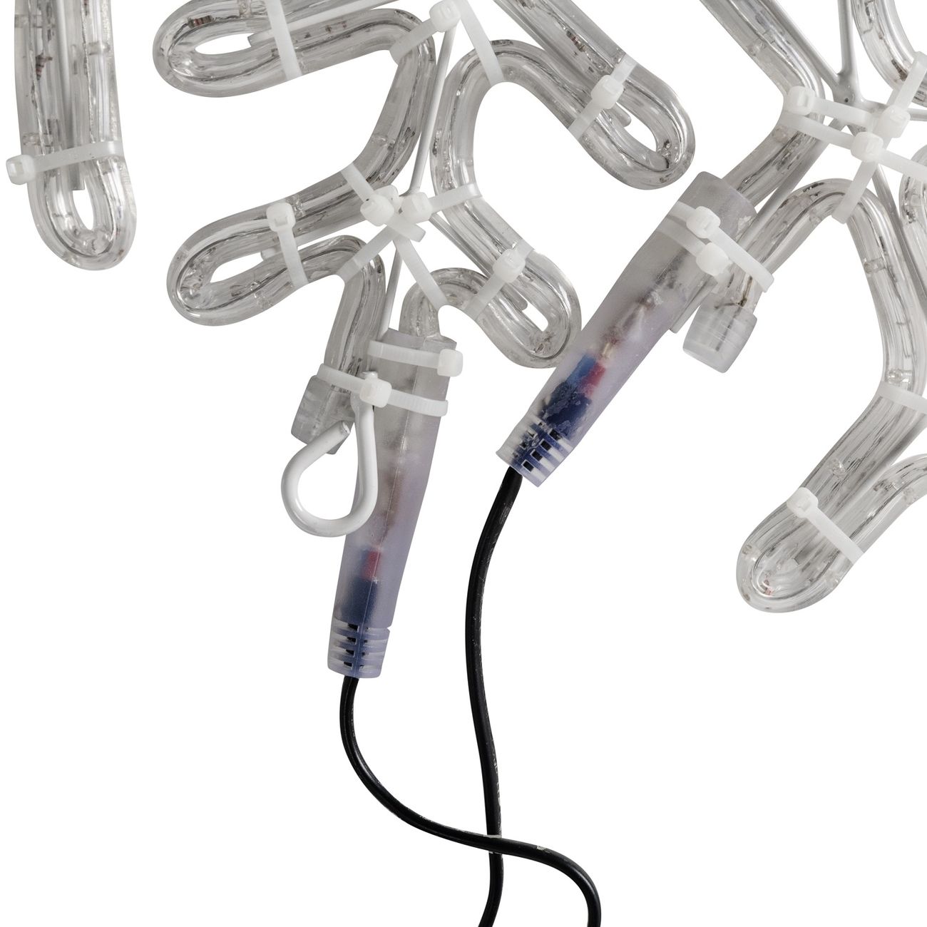 Световая фигурка NEON-NIGHT Снежинка 60x60см, Белый, Синий