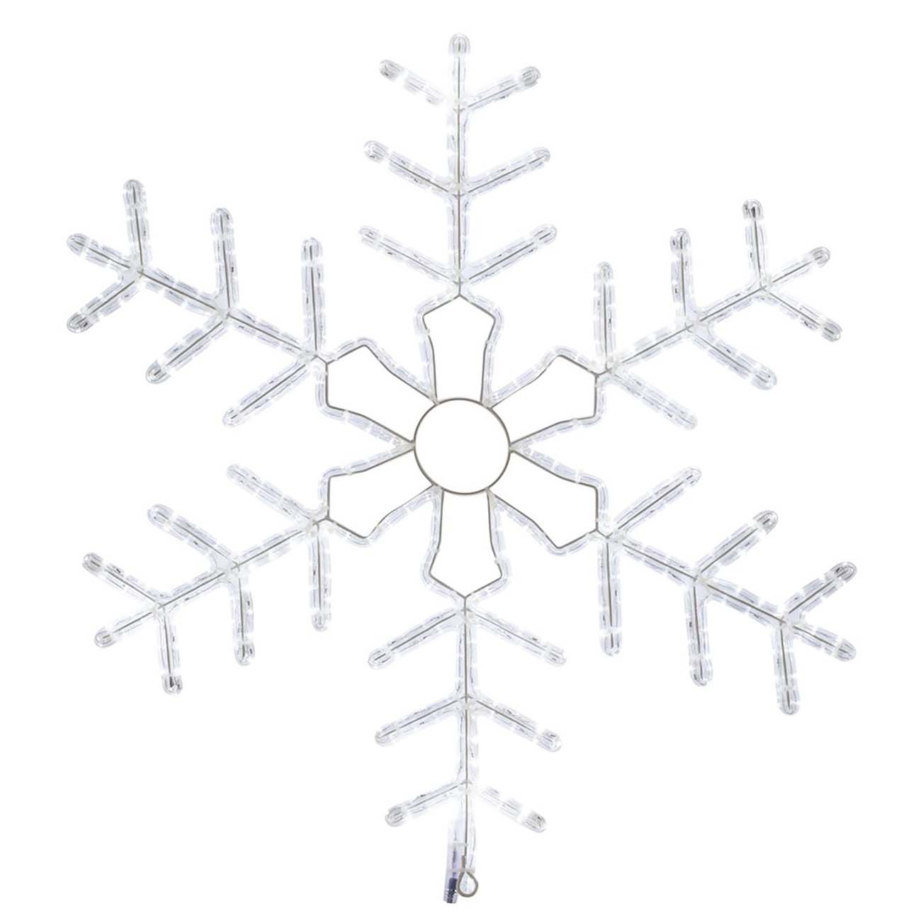 Световая фигурка NEON-NIGHT Снежинка 95x95см, Белый