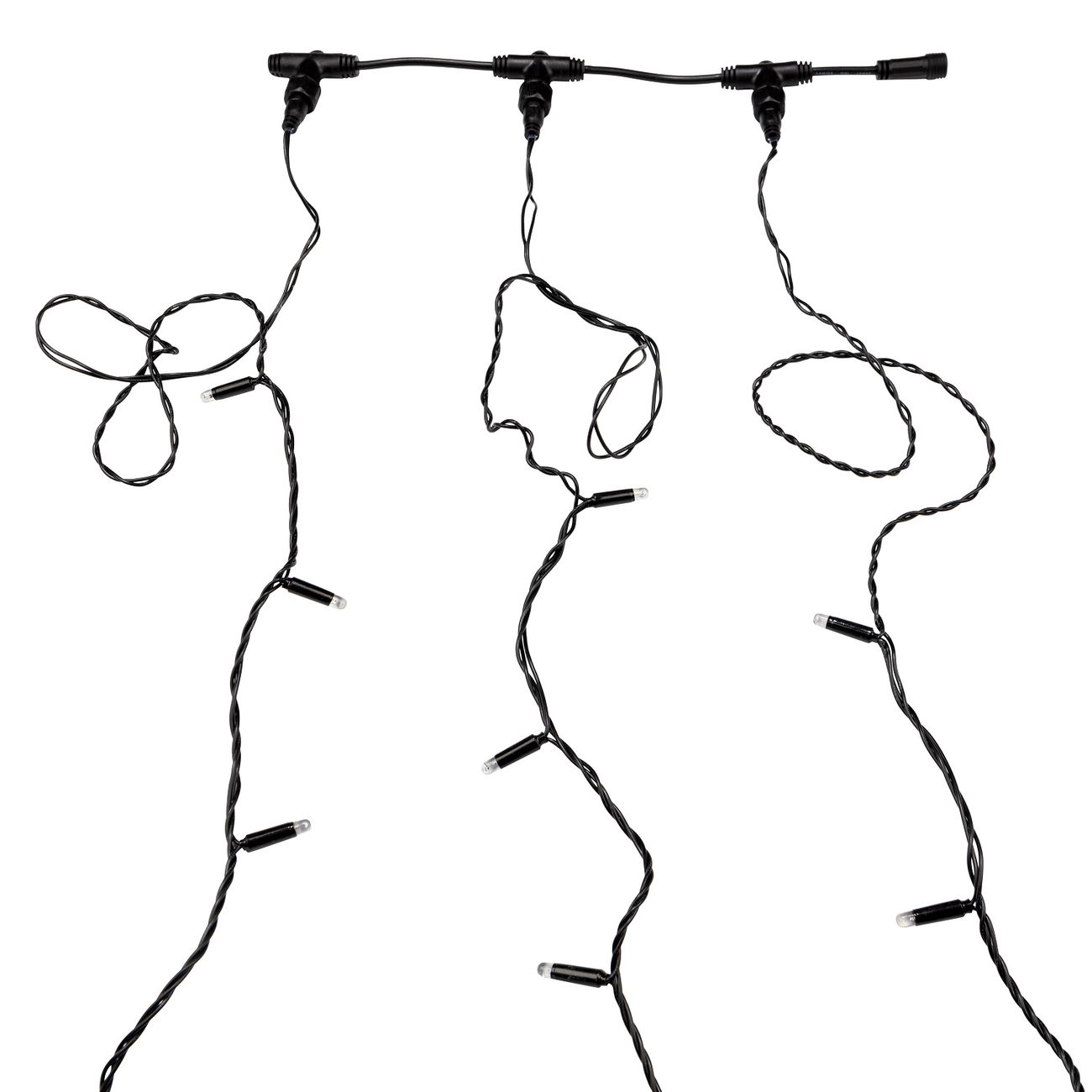 Гирлянда светодиодная NEON-NIGHT LED ClipLight 24V, 3 нити по 10м, Белый