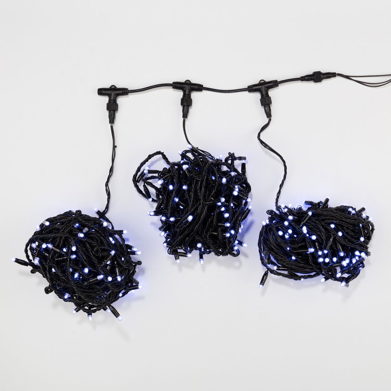 Гирлянда светодиодная NEON-NIGHT LED ClipLight 24V, 3 нити по 20м, Белый