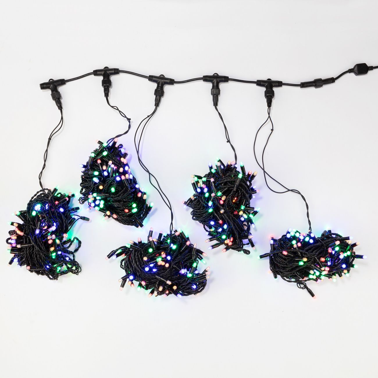 Гирлянда светодиодная NEON-NIGHT LED ClipLight 24V, 5 нитей по 20м, RGB