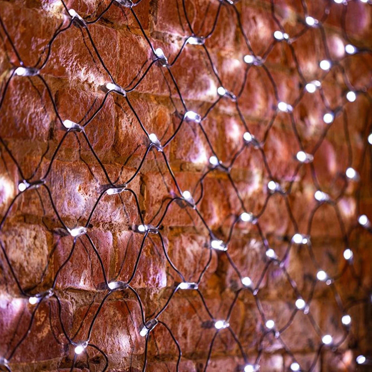 Гирлянда светодиодная NEON-NIGHT Сеть 2х1,5м, черный ПВХ, 288 LED Белый