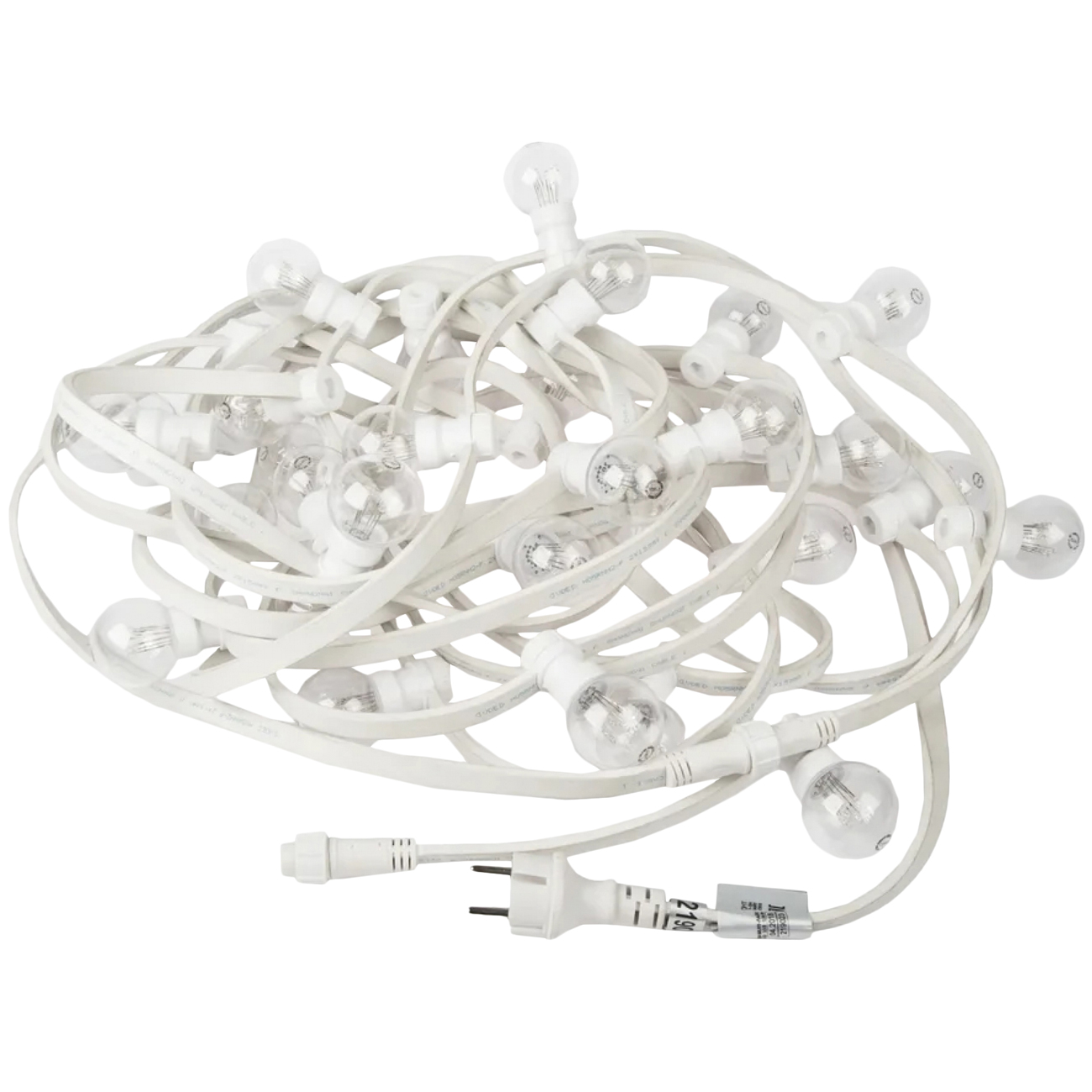 Гирлянда светодиодная NEON-NIGHT Белт-Лайт 10 м, 30 ламп,теплый белый, IP65