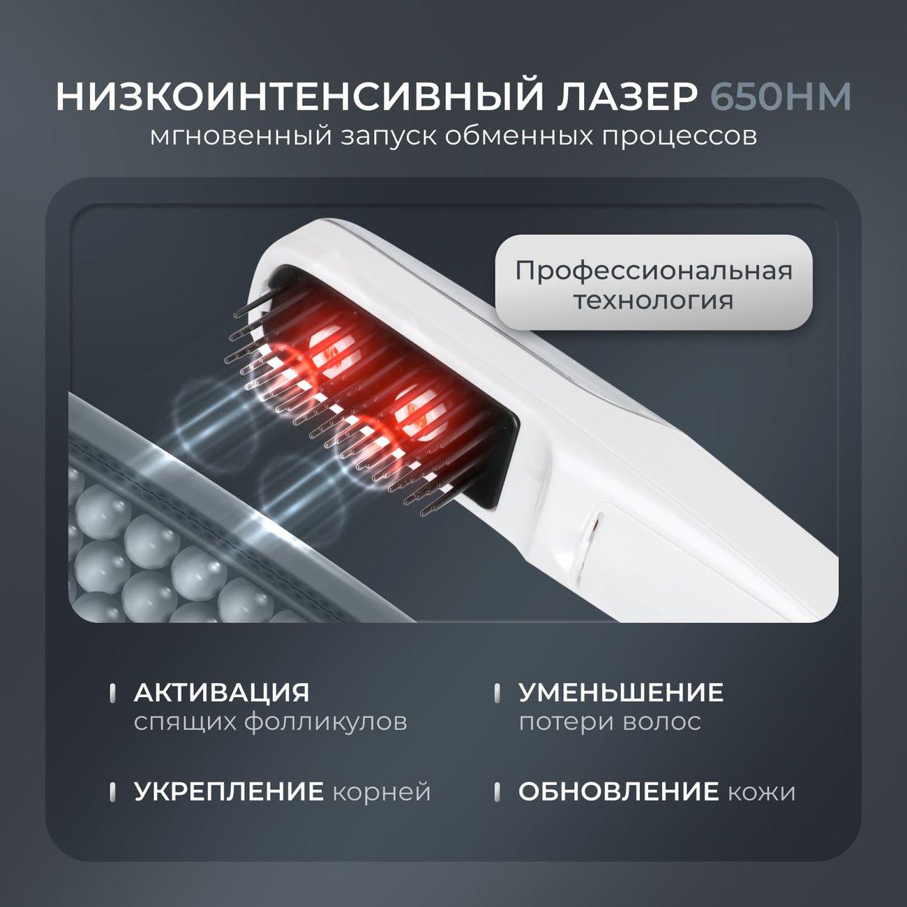 Лазерная расческа от выпадения волос Gezatone HS586