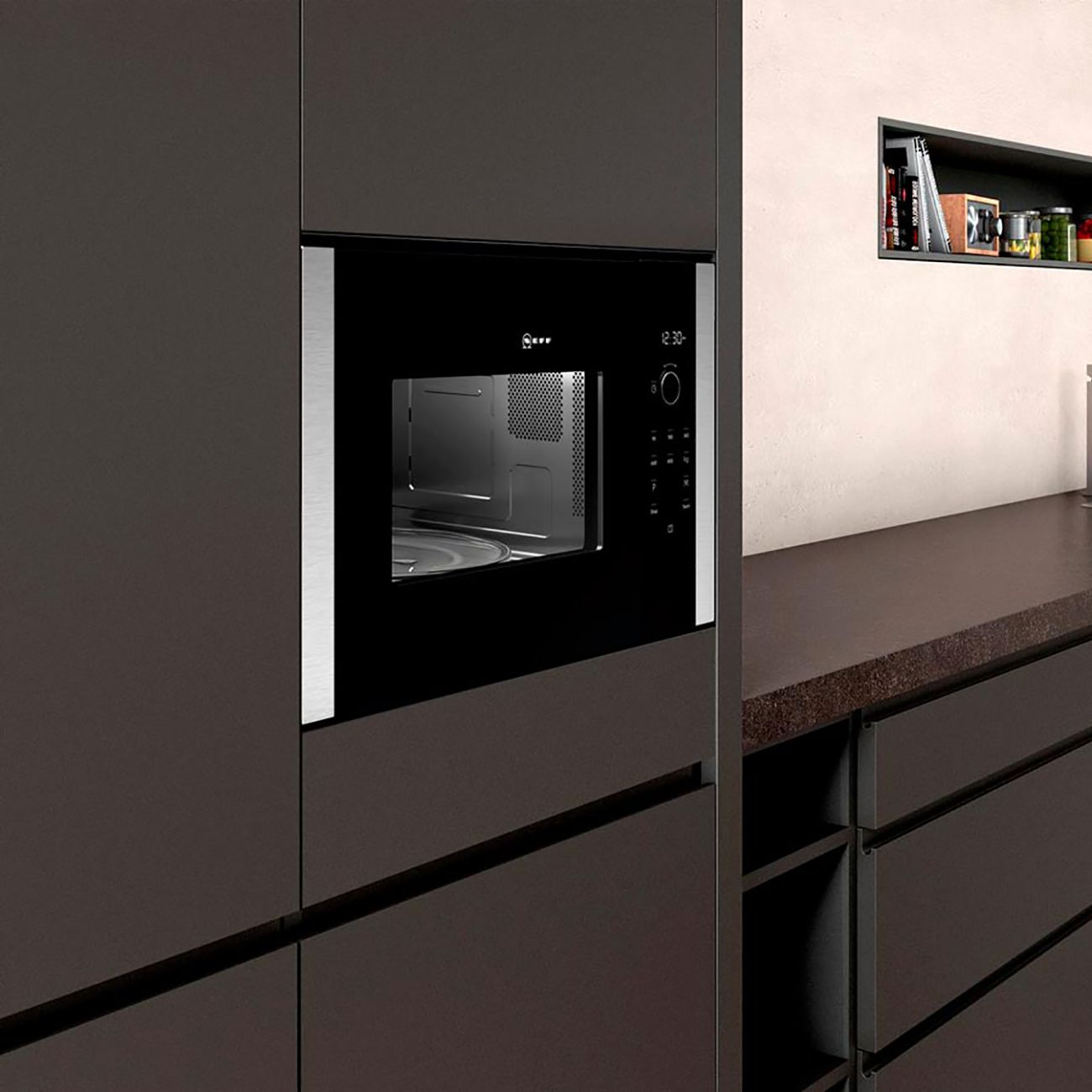 Встраиваемая микроволновая печь Neff HLAWD 53 N0