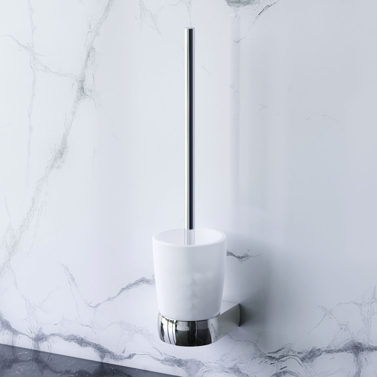 Стойка с туалетной щеткой Am.Pm Sensation A3033300 хром