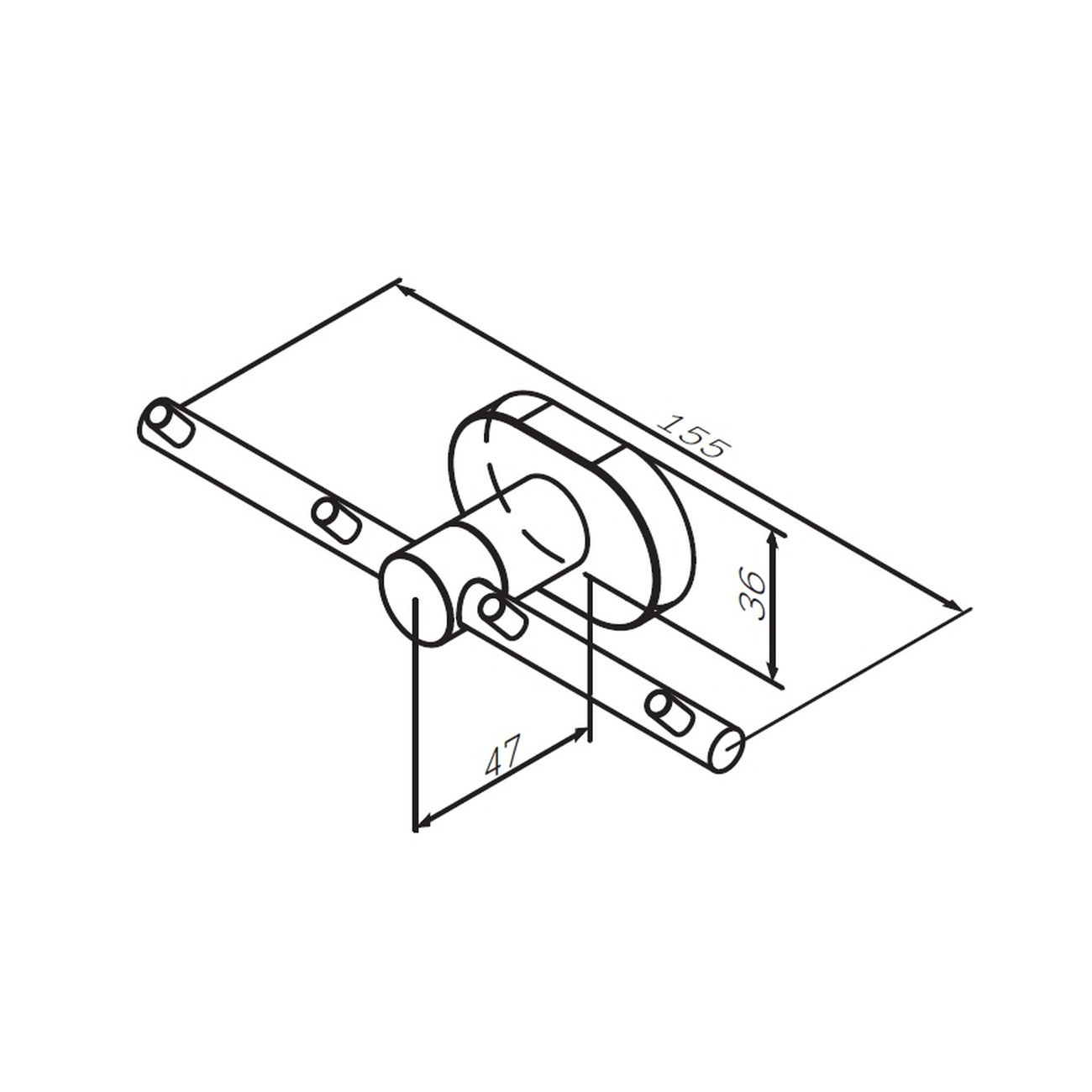 Набор крючков Am.Pm Sense L A7435900 хром