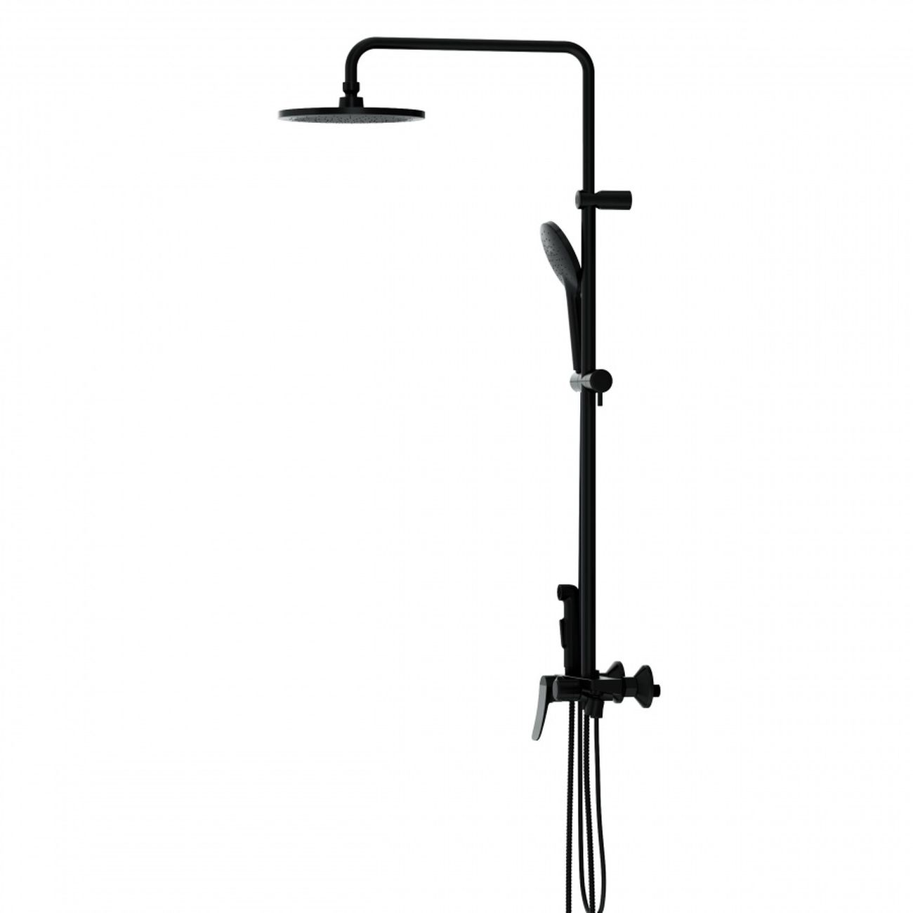 Душевая система Redblu Apollo DX220910300 черный