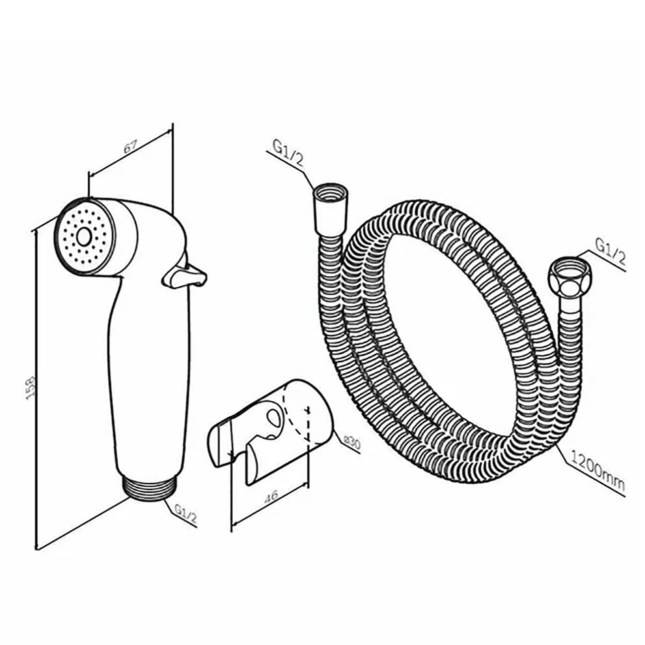 Лейка Am.Pm F0202064 хром