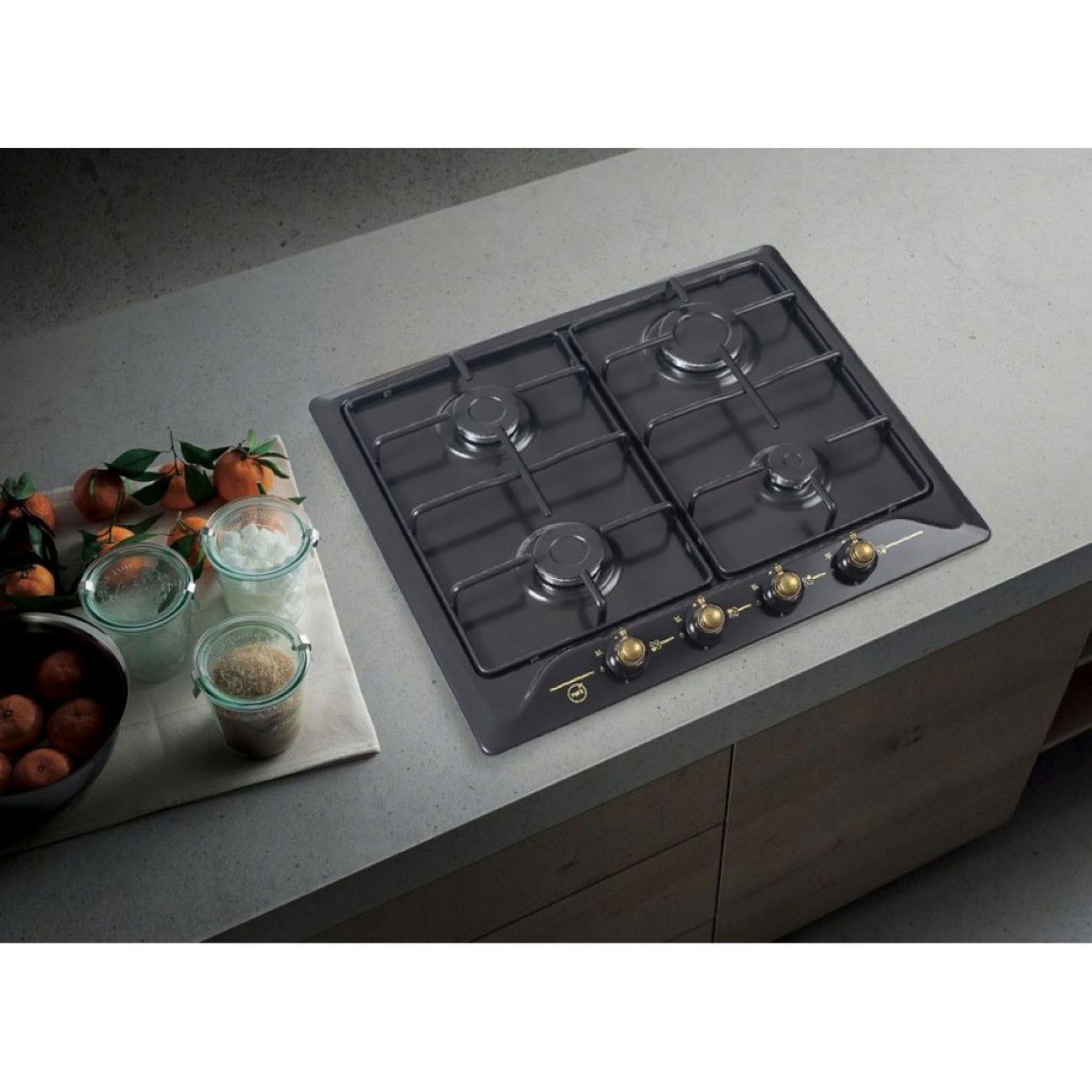 Встраиваемая газовая панель независимая MBS PG-607BL