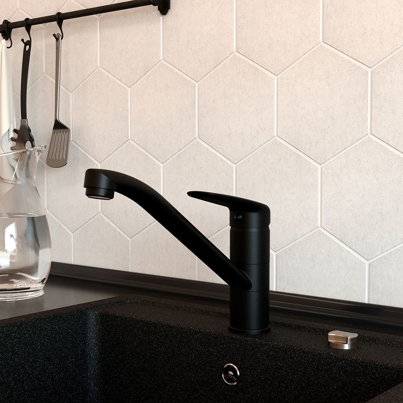 Смеситель Iddis Для кухни, Male MALBL00i05