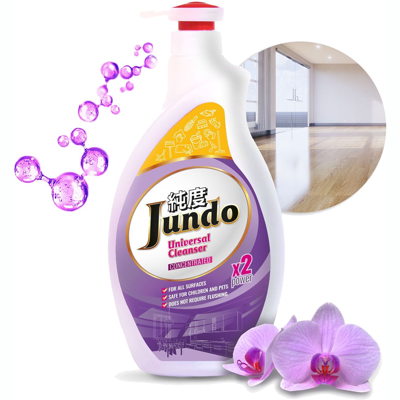 Универсальное моющее средство Jundo Premium Universal Cleanser с дозатором 1 л