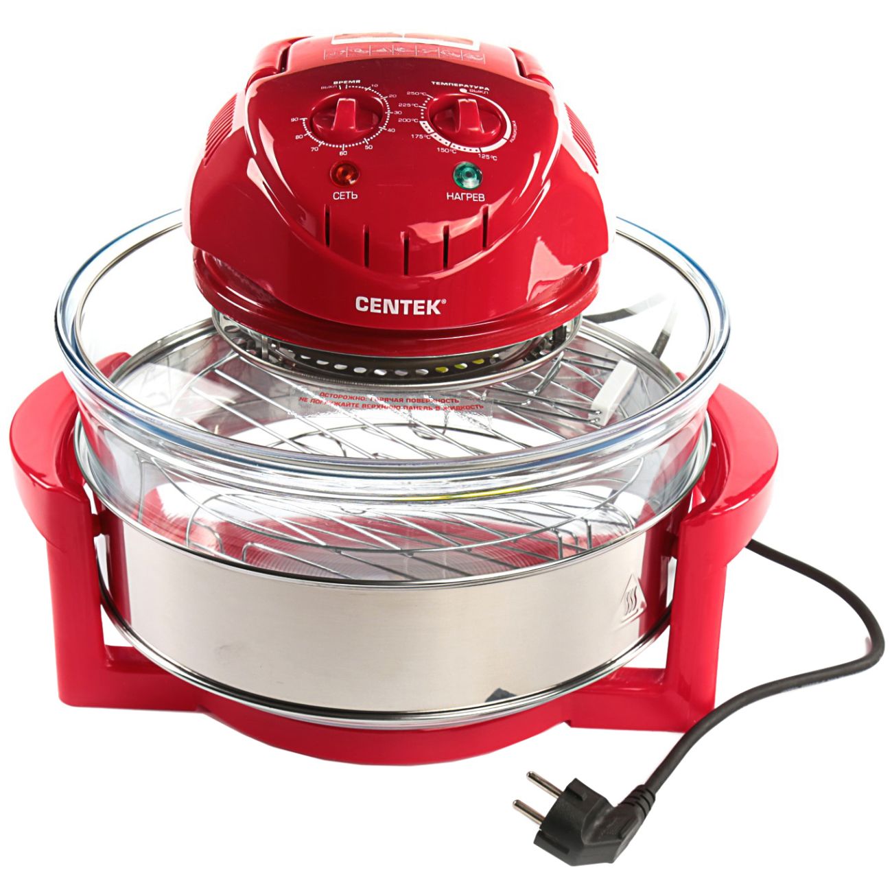 Аэрогриль Centek CT-1456 красный