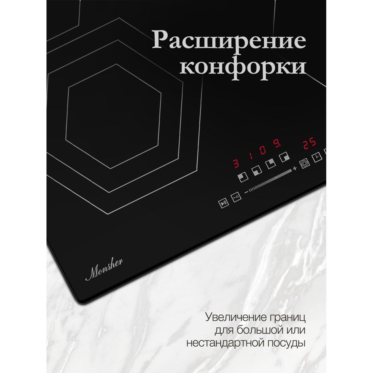 Встраиваемая электрическая панель Monsher MHE 6019 (76213)