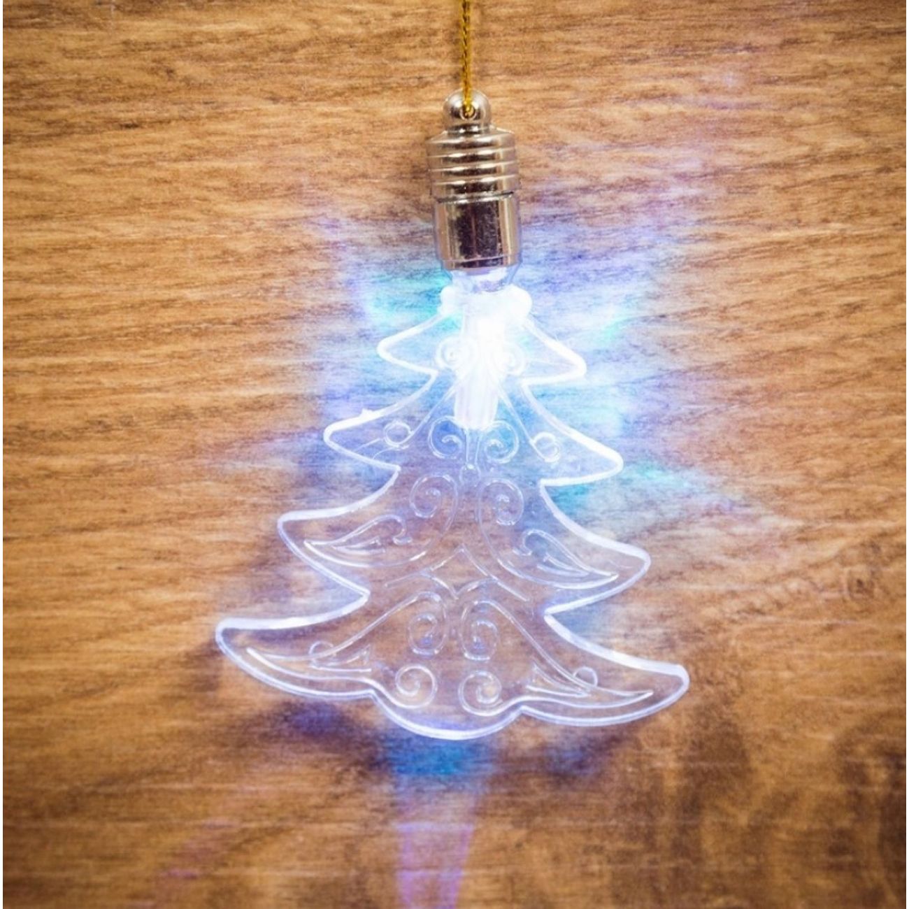 Фигура светодиодная NEON-NIGHT подвесная Елочка RGB 9x6см (501-096)