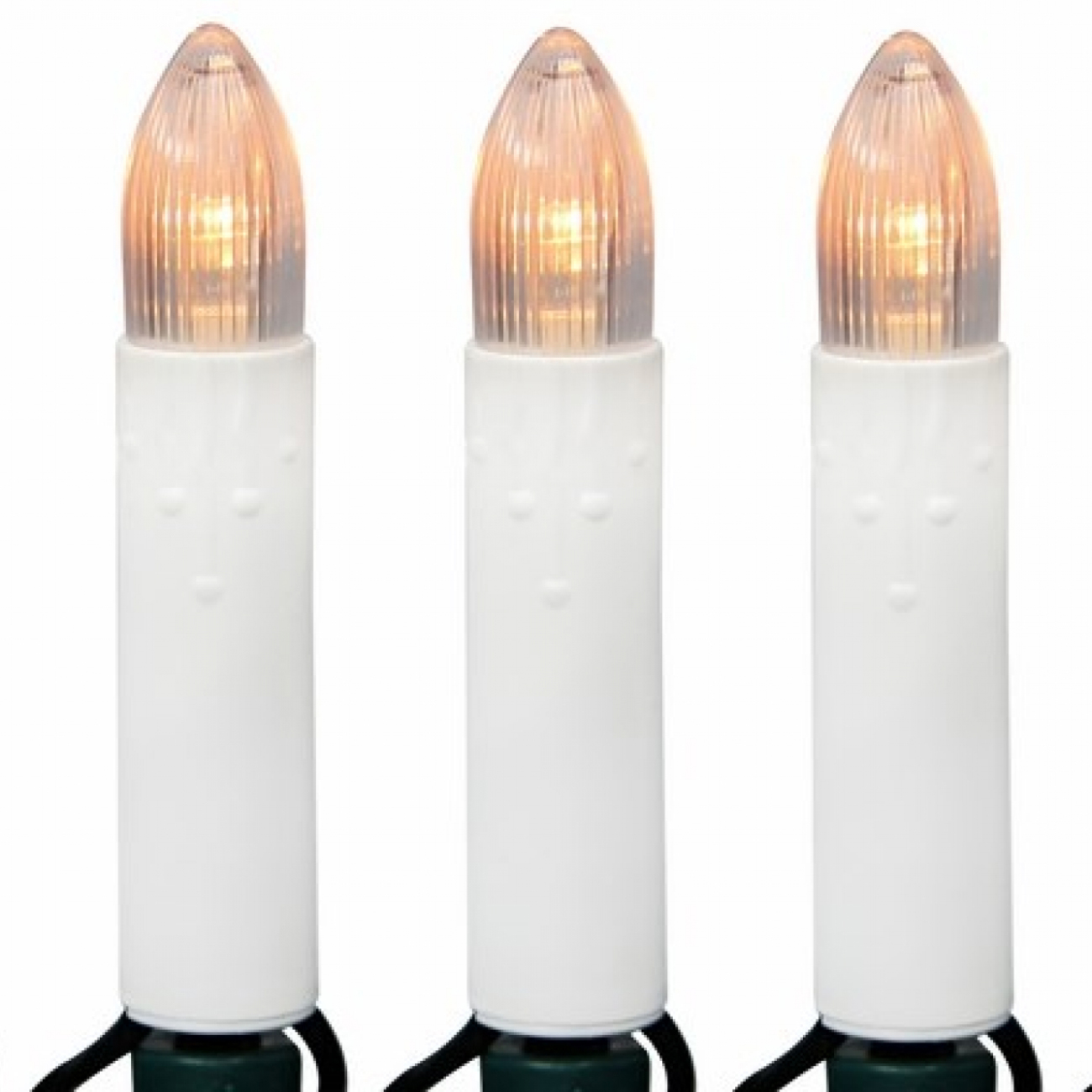 Гирлянда светодиодная NEON-NIGHT LED Свечи 4м теплый свет (303-083)