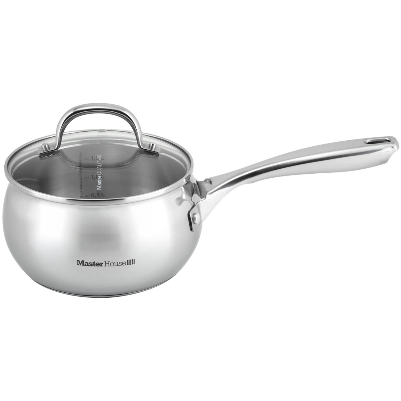 Ковш Master House Signore-2,1 со стеклянной крышкой