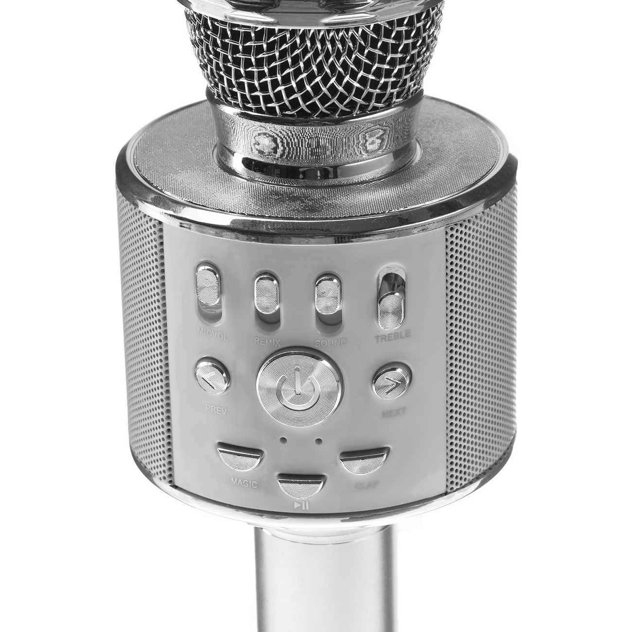 Микрофон вокальный Luazon Home LZZ-70 Silver (4495053)