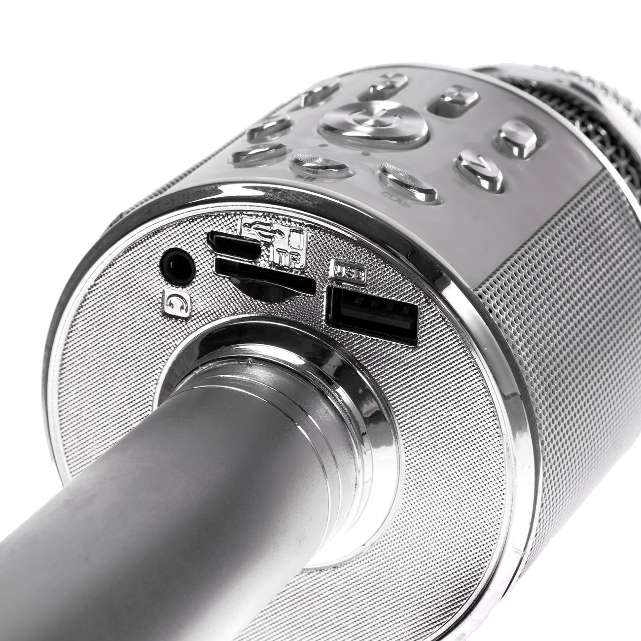 Микрофон вокальный Luazon Home LZZ-70 Silver (4495053)