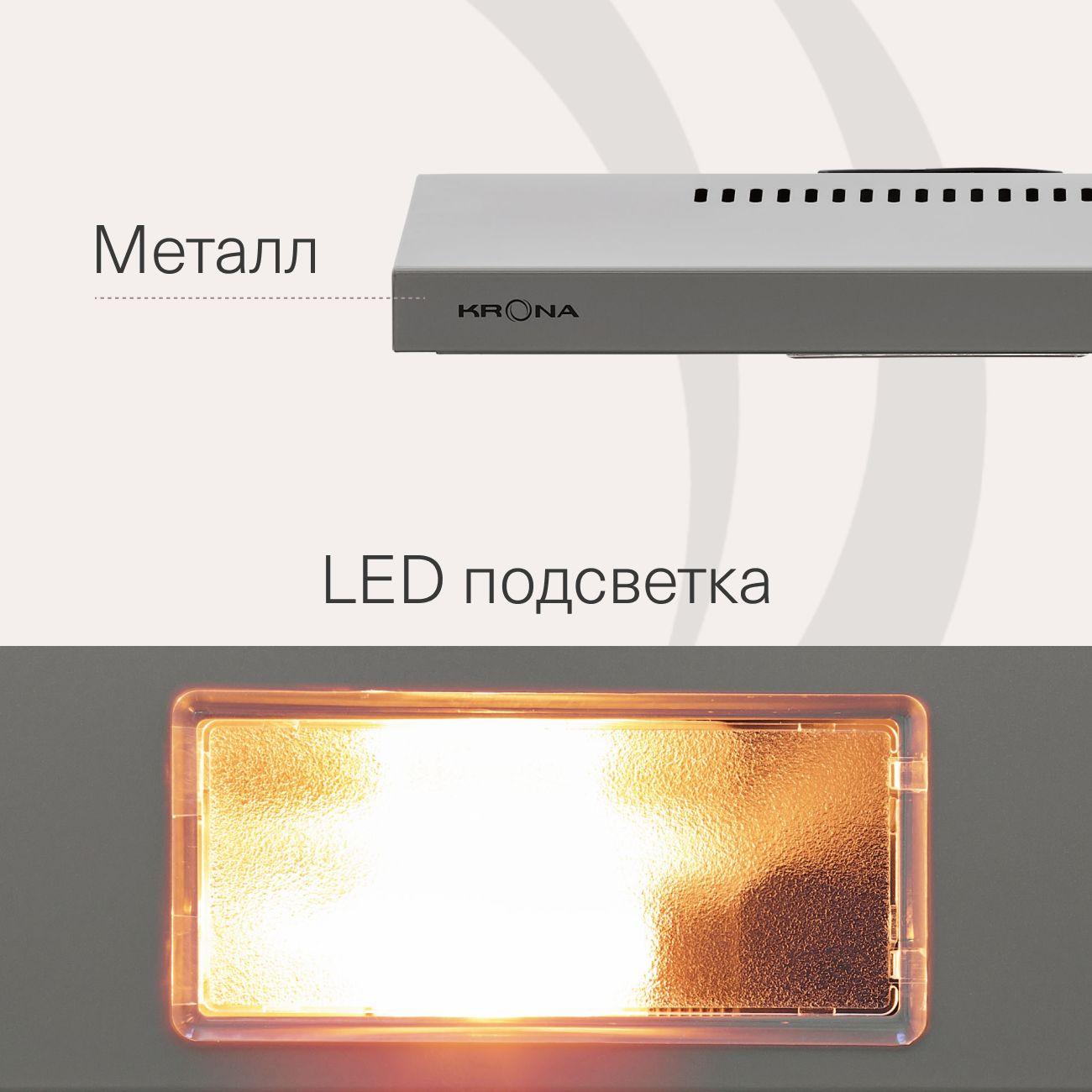 Вытяжка плоская Krona Jessica Slim 500 ME PB