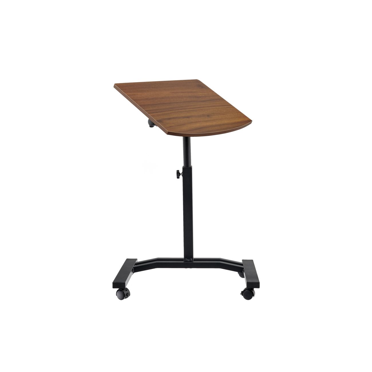 Столик-подставка для ноутбука Bradex TD 0729 РОЛЕТ на колёсах, серый/тёмное дерево