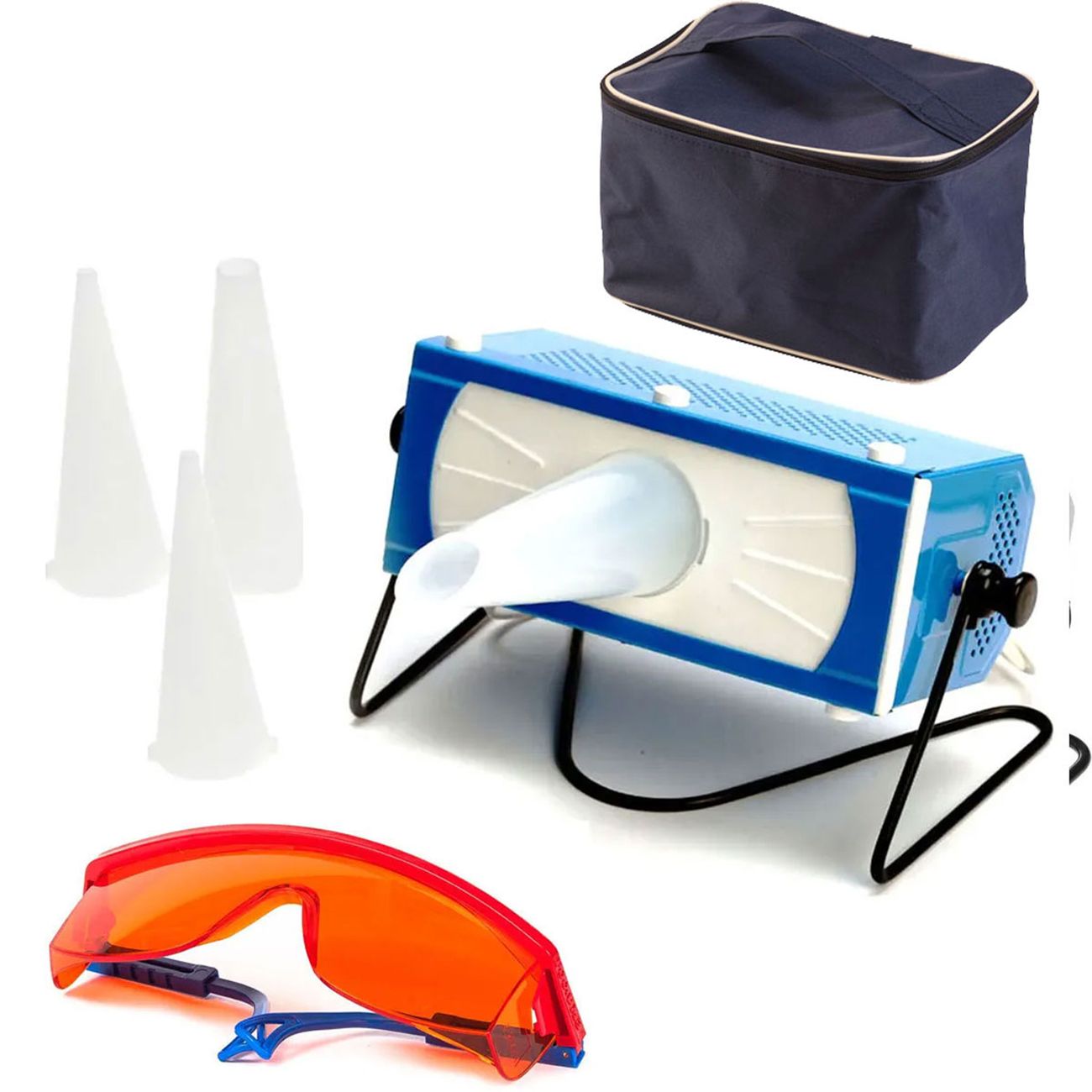 Ультрафиолетовый кварцевый облучатель Линия ЗДОРОВЬЯ ОУФК-01 Семейный, синий