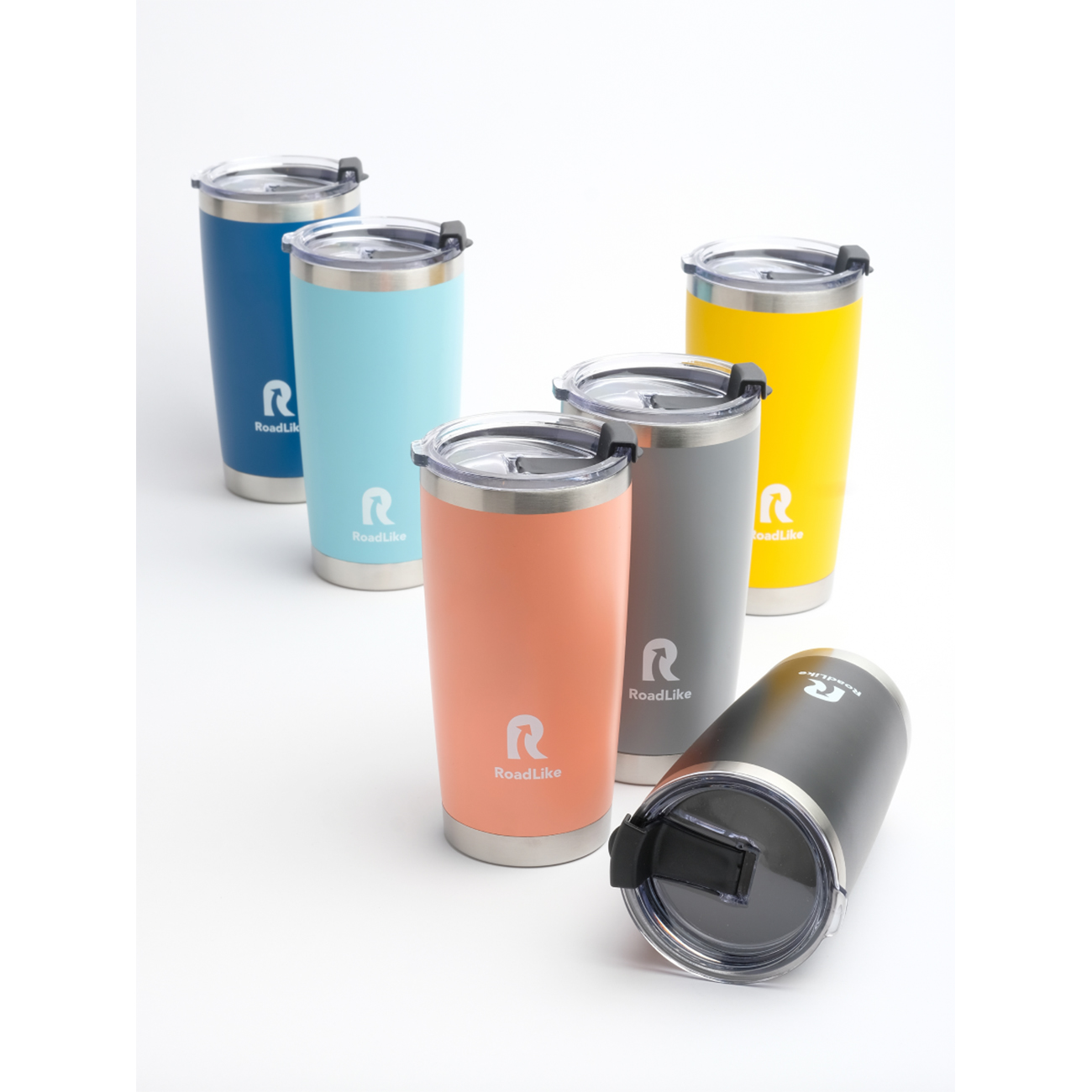 Термокружка RoadLike 570мл, коралл (368229)