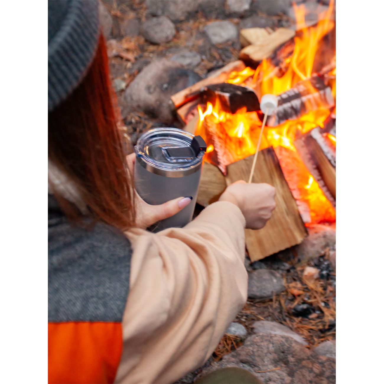 Термокружка RoadLike 570мл, серый (368227)