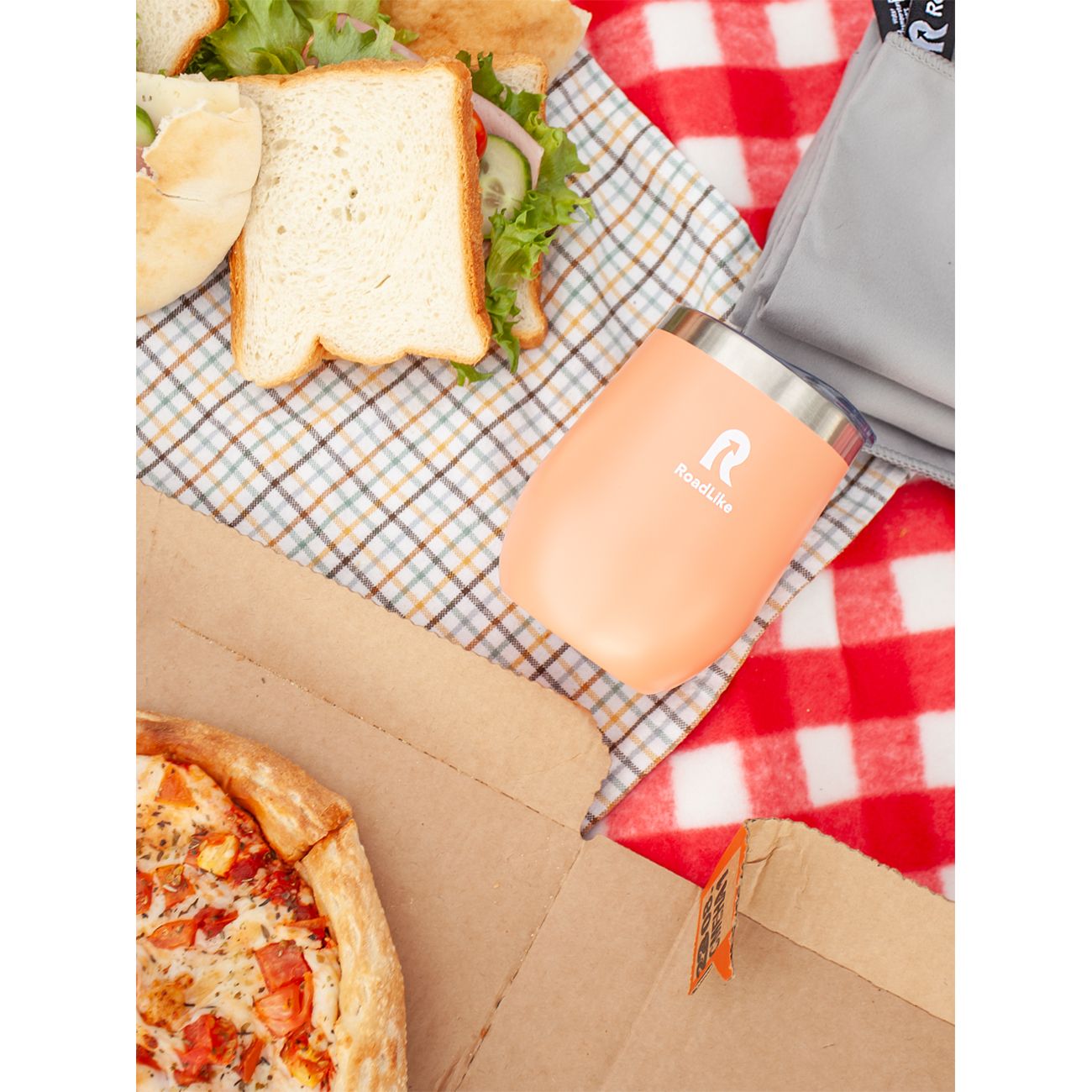 Термокружка RoadLike 350мл, коралл (368226)