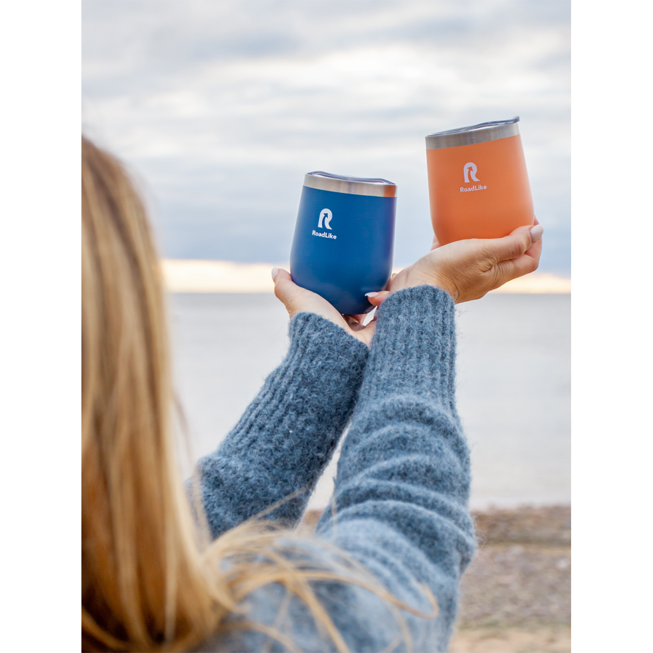 Термокружка RoadLike 350мл, синий (368225)